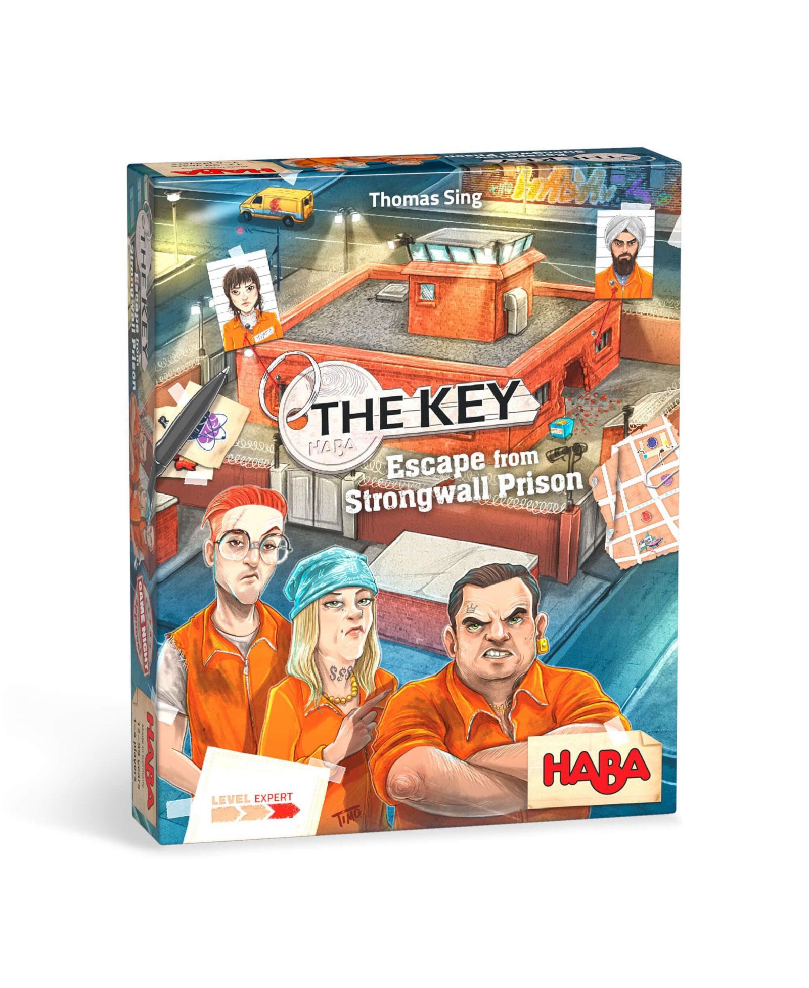 Haba The Key: Escape from Strongwall Prison Strategy Board Game, Ages 12+