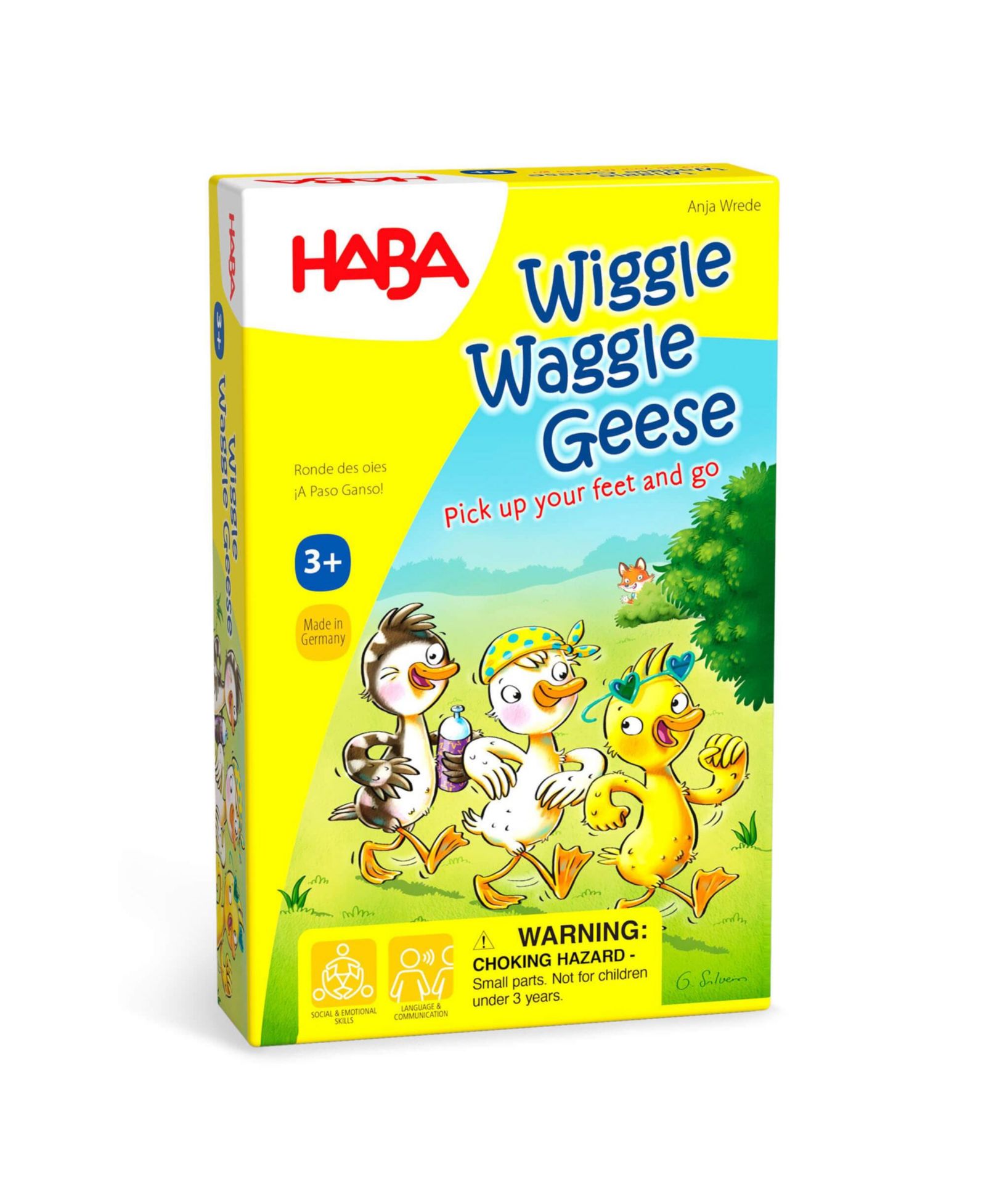HABA Wiggle Waggle Geese Cooperative Movement Game для детей от 3+