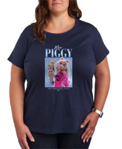 Графическая футболка Hybrid Apparel Plus Size The Muppets Miss Piggy Original Diva с коротким рукавом