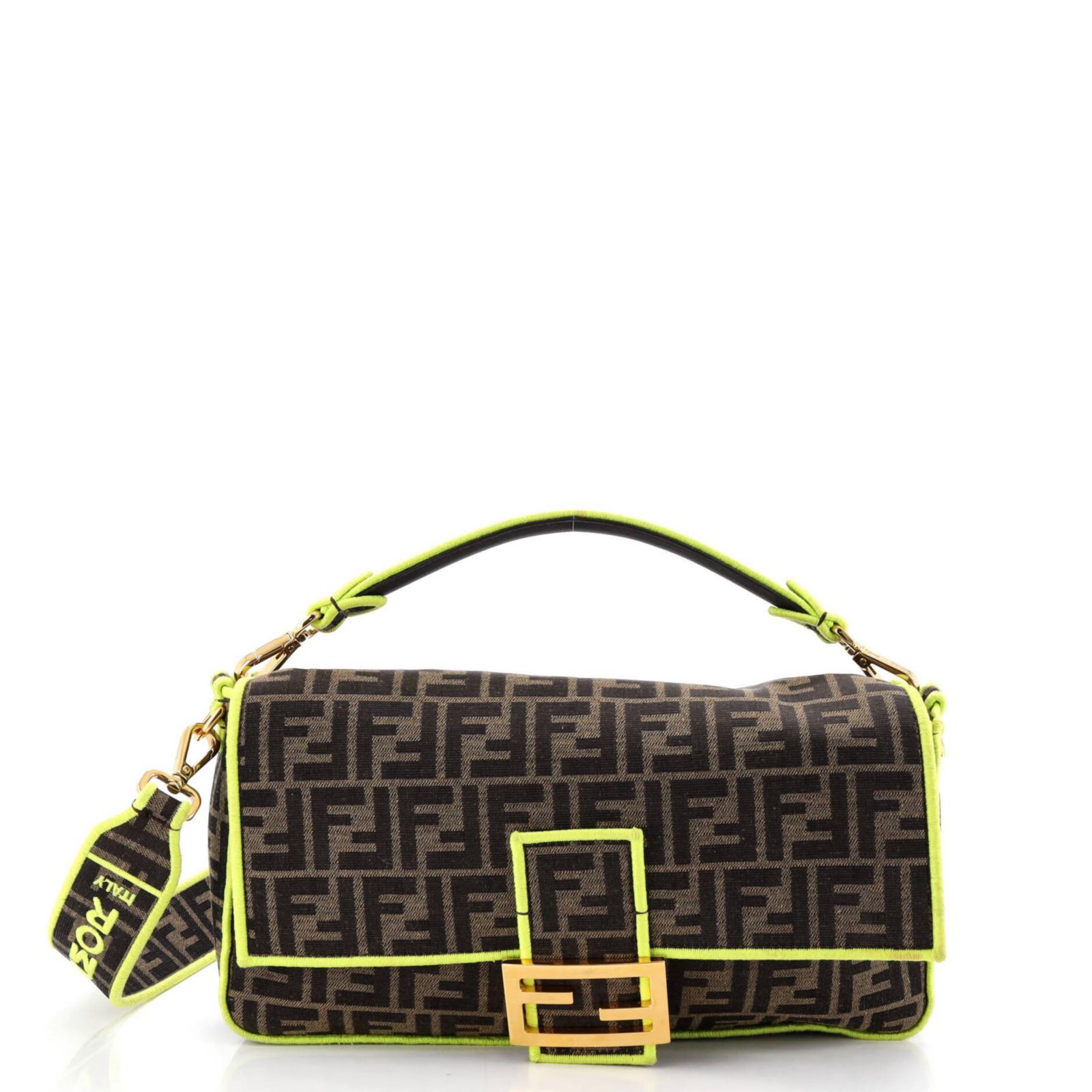Сумка Fendi Large Baguette NM Bag Zucca Canvas Pre-Owned