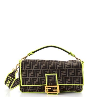 Сумка Fendi Large Baguette NM Bag Zucca Canvas Pre-Owned