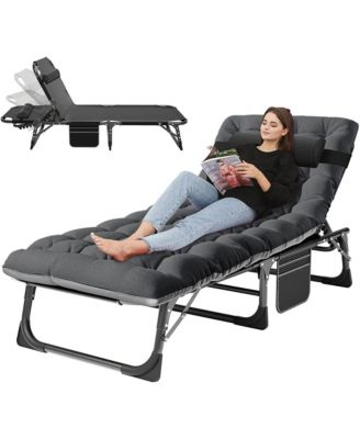 Складная походная кровать ABORON 3-in-1 с матрасом и сумкой для переноски 75"x27" 1200D Double-Layer