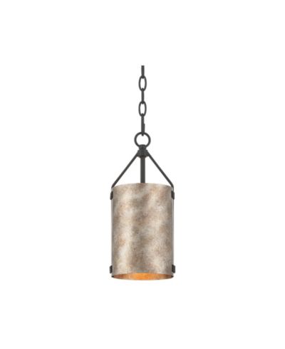 Possini Euro Design Julian 5 3/4"W Rustic Silver Metal Mini Pendant