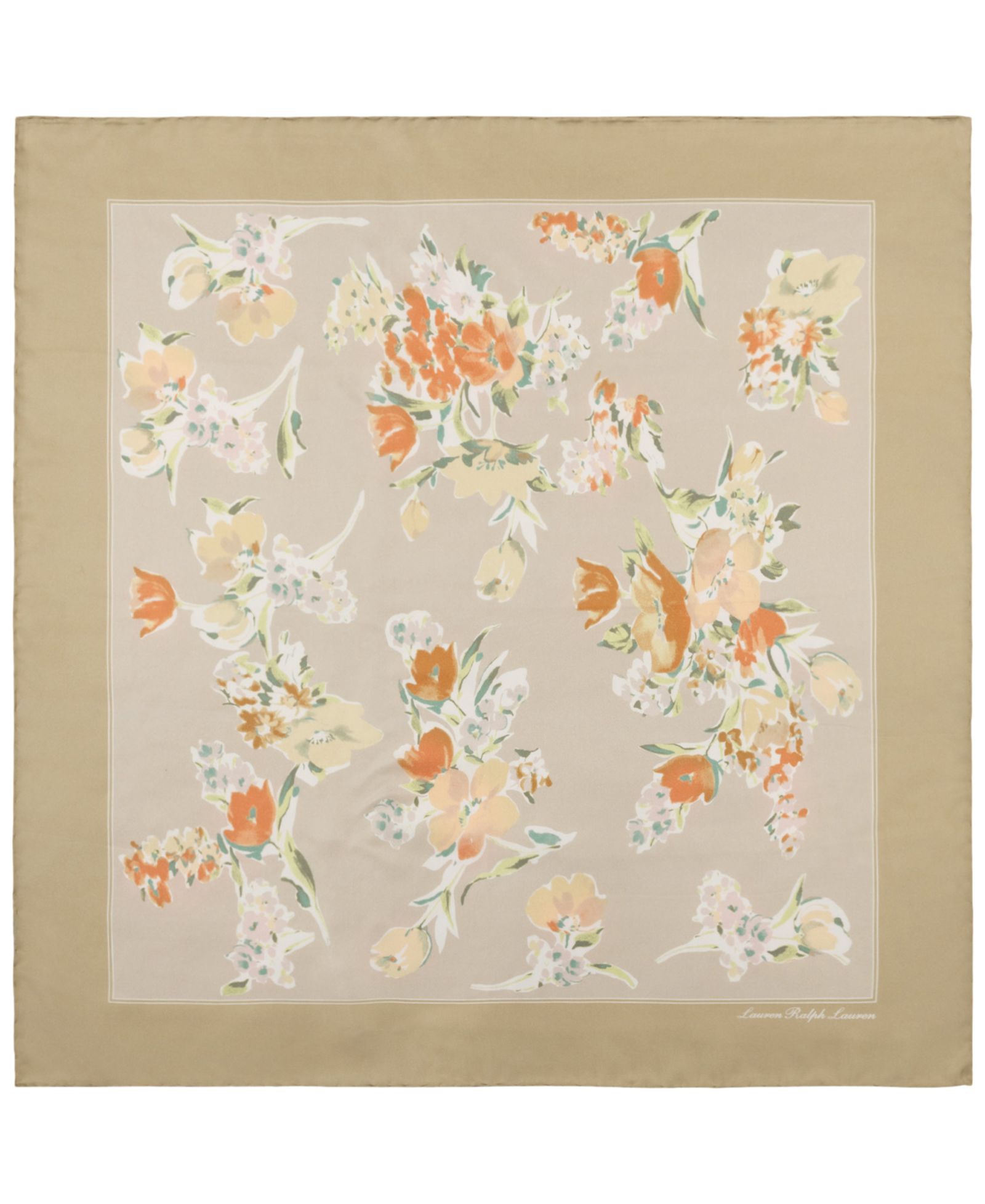 Маленький квадратный шарф Lauren Ralph Lauren Floral