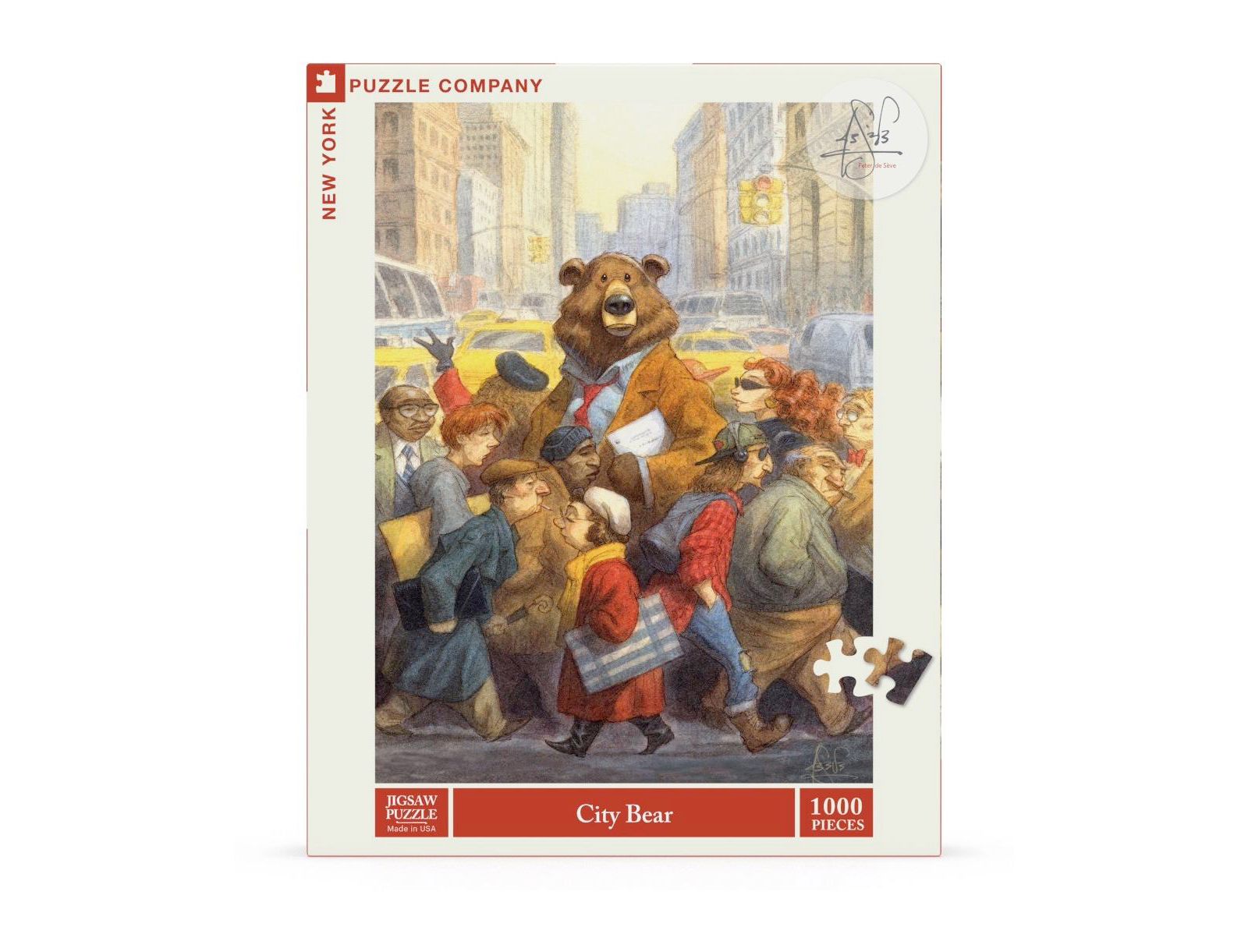 New York Puzzle Company пазл City Bear, 1000 деталей