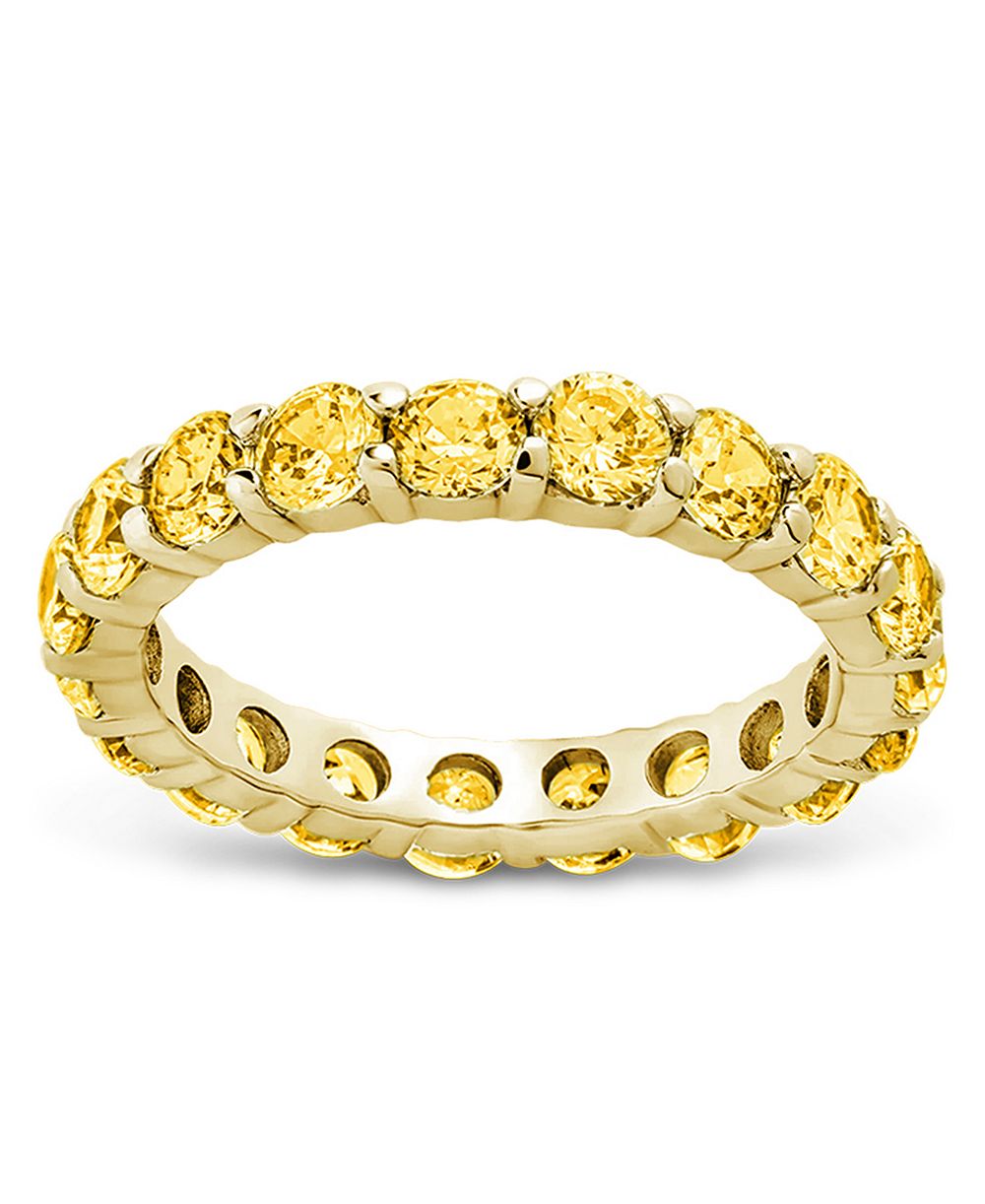Sterling Forever Gracie Cubic Zirconia Eternity Ring