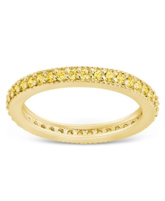 Sterling Forever 2.5mm Thin Cubic Zirconia Band Ring