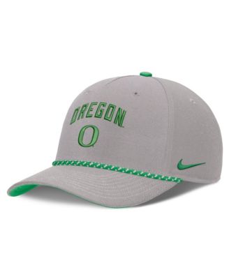 Men's and Women's Nike Gray Oregon Ducks Primetime Rise Rope Adjustable Hat