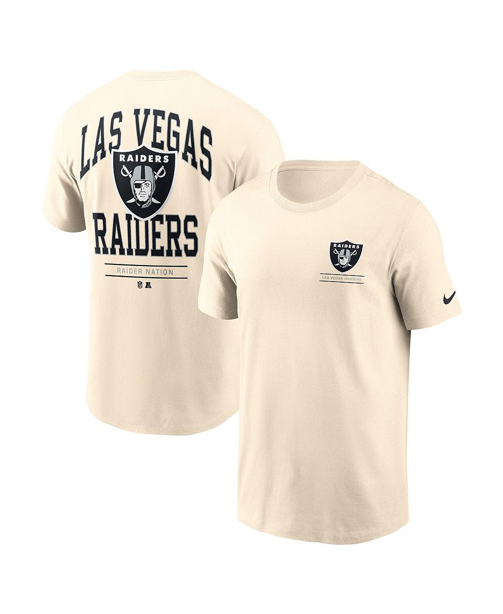 Nike Мужская бежевая футболка Las Vegas Raiders Freestyle Essential