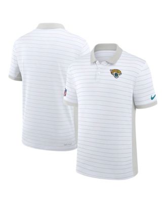 Nike Мужская футболка White Jacksonville Jaguars Sideline Victory Stripe Dri-FIT Polo
