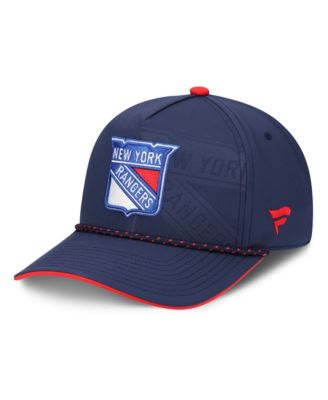 Мужская кепка Fanatics Navy New York Rangers On Stage Podium A-Frame Adjustable