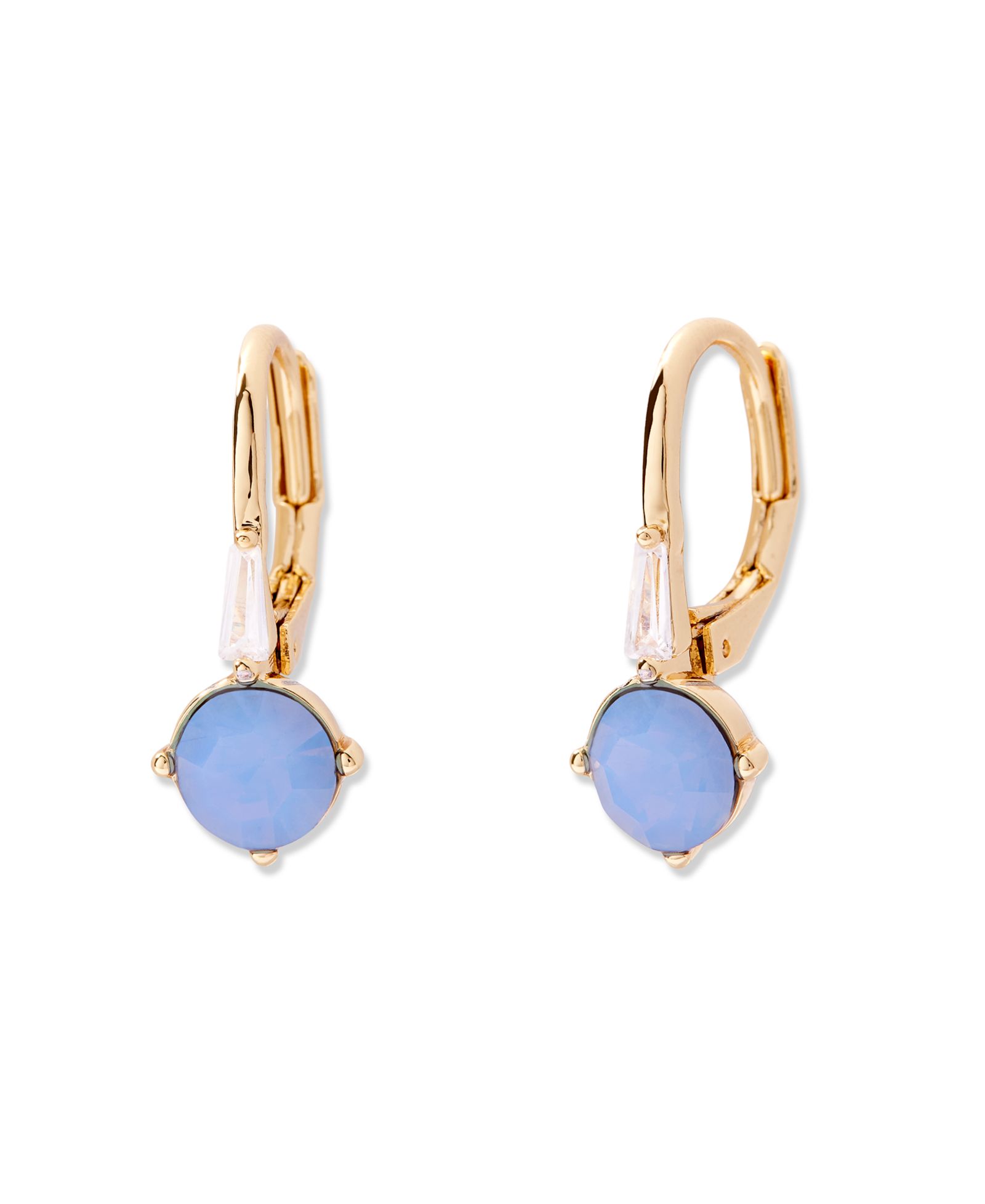 brook & york серьги Victoria Opal с золотым напылением