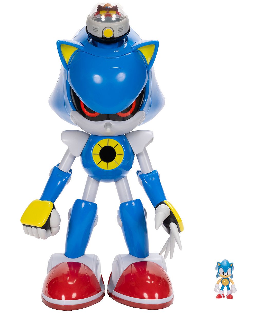 Sonic The Hedgehog Giant Metal Sonic Light-Up Eyes 2-Piece Playset