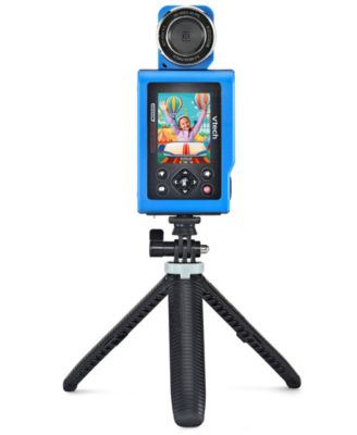 VTech KidiZoom Creator Cam Ultra Digital Video Camera with Green Screen, Magic Background Removal and Tripod/Selfie Stick