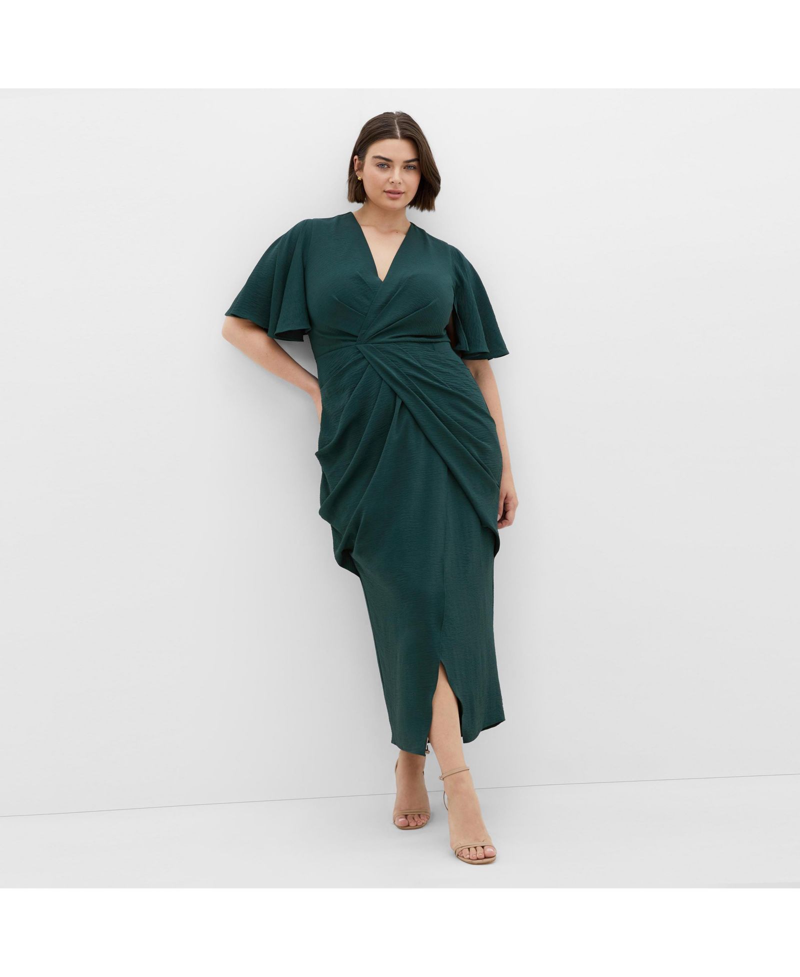 Женское платье макси CITY CHIC Braelynn Drape