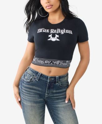 Женская футболка True Religion Crystal Bandeau
