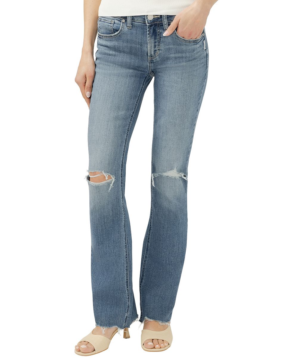 Женские джинсы Silver Jeans Co. Suki Mid-Rise Slim Bootcut