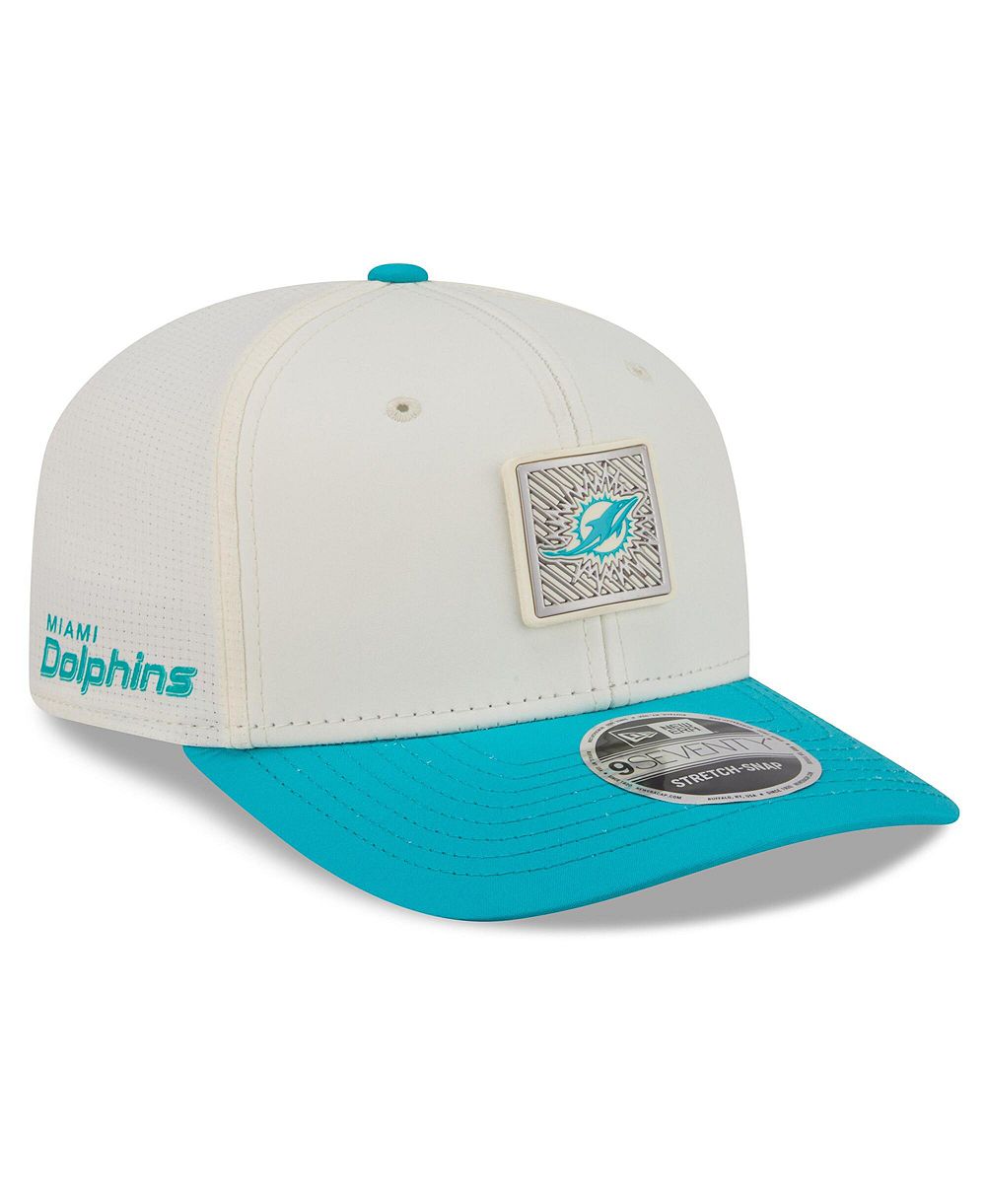 New Era кепка Miami Dolphins 2026 NFL Training Camp 9SEVENTY, регулируемая, кремовый/аква, мужская