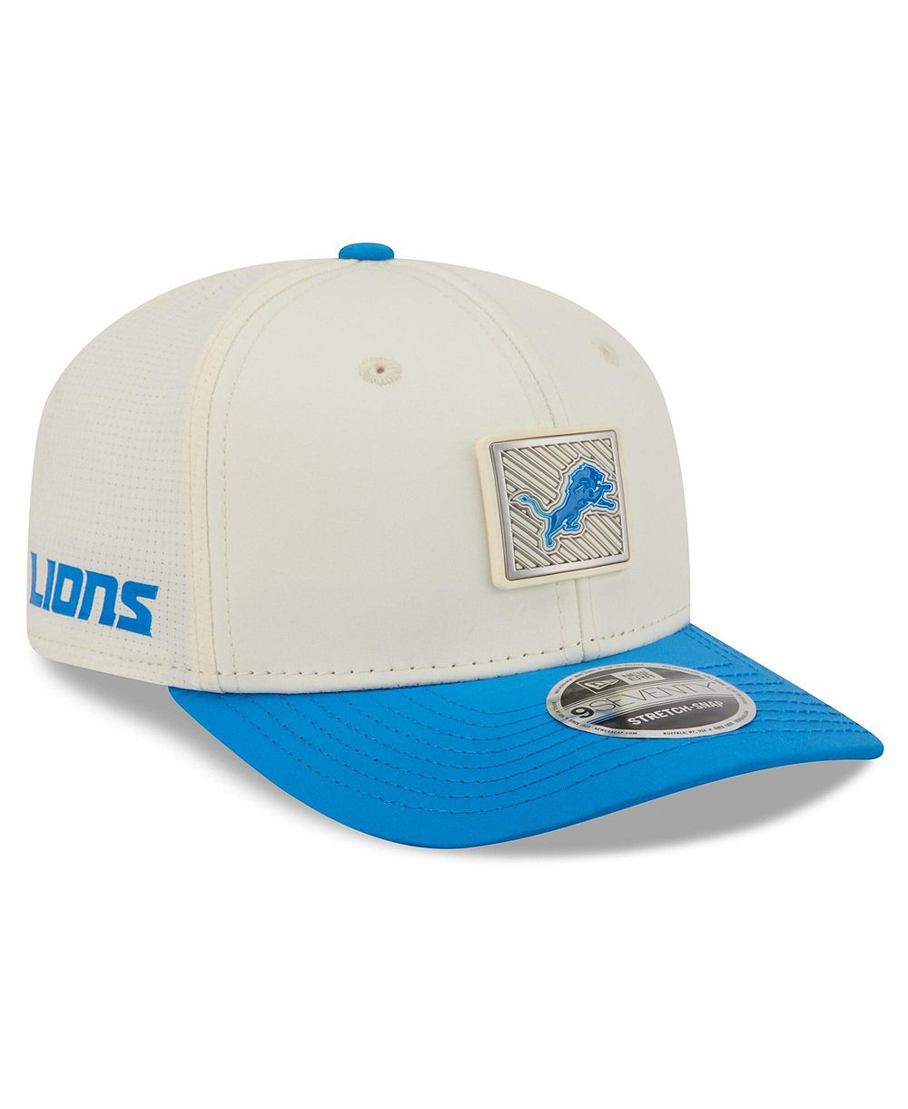 New Era Men's Cream/Blue Detroit Lions 2026 NFL Training Camp 9SEVENTY Adjustable Hat