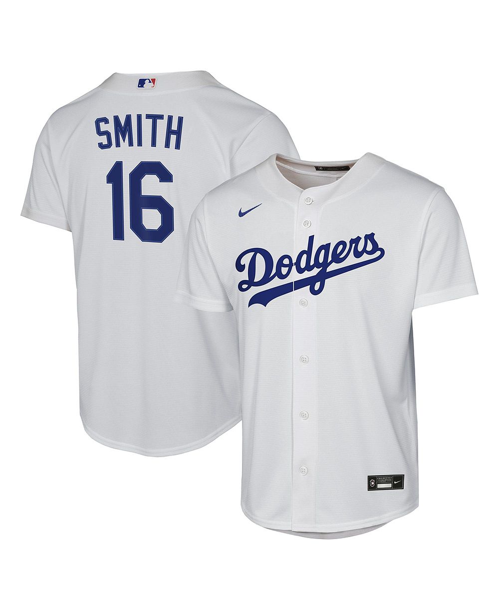 Nike Мужская джерси Will Smith White Los Angeles Dodgers Home Replica