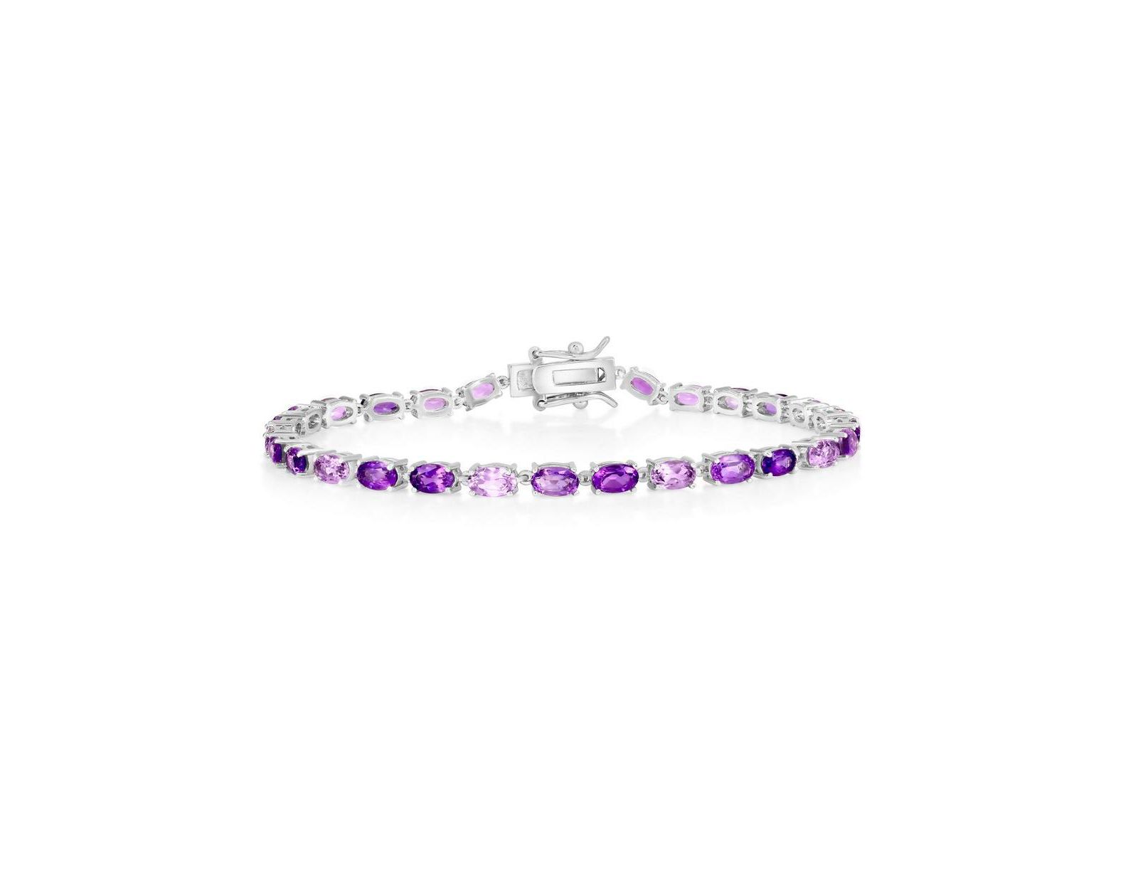 Браслет Simona Amethyst Tennis Sterling Silver