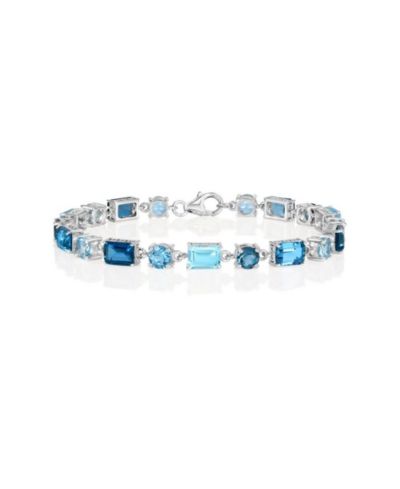 Simona Multi-Stone Bracelet in Sterling Silver