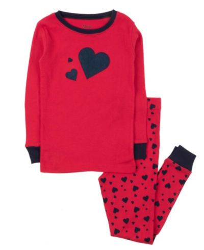 Hearts red & navy