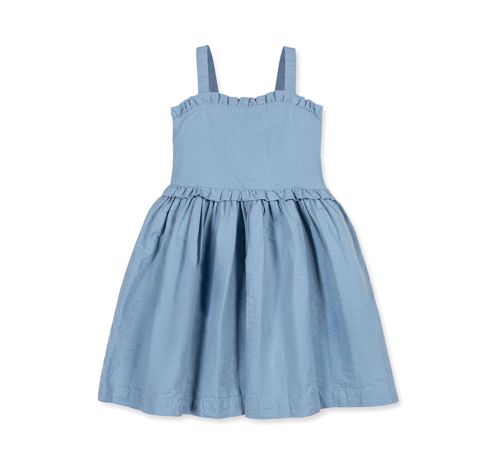Детское платье Hope & Henry Organic Ruffle Edge Seersucker