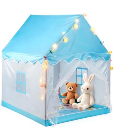 Bruce & Shark Indoor Play Tent with Star & Ball Lights and Play Mat, 3-Piece Set, Ages 3+