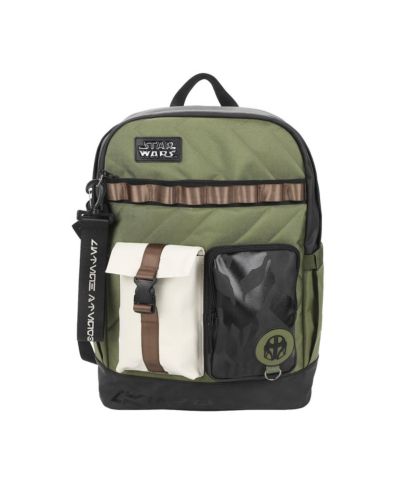 Рюкзак Star Wars: The Mandalorian зеленый 18.5"