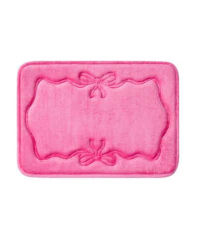 Juicy Couture коврик для ванной из пени памяти с кромкой из ленты, 17" x 24"