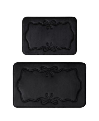 Juicy Couture коврик для ванной с эффектом памяти, 2 шт.