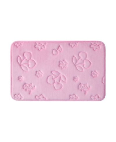 Juicy Couture Cherry Bling Quilted Memory Foam Bath Mat, 20" x 32"