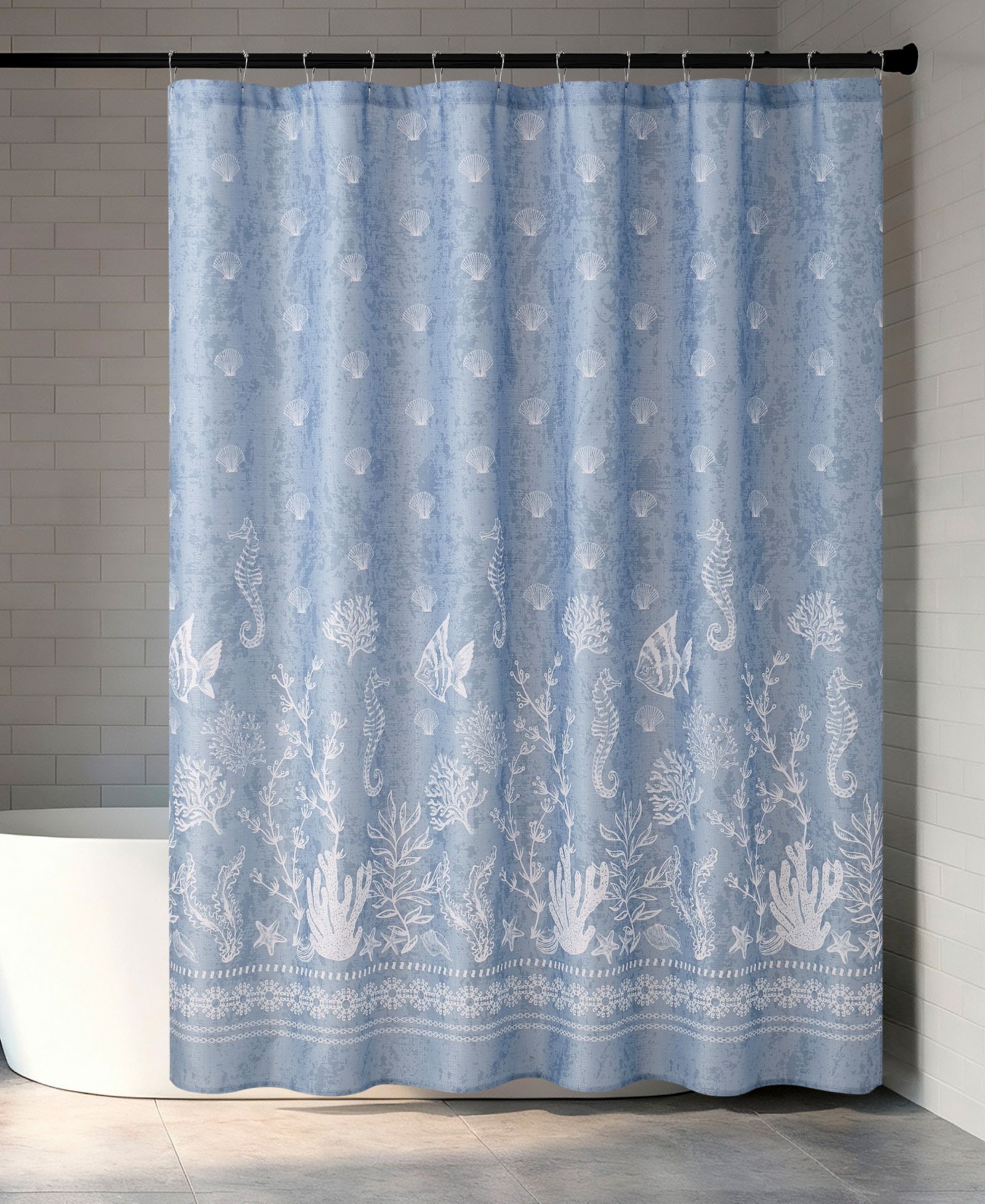 Тканевая штора для ванной Creative Home Ideas, 70" x 72"