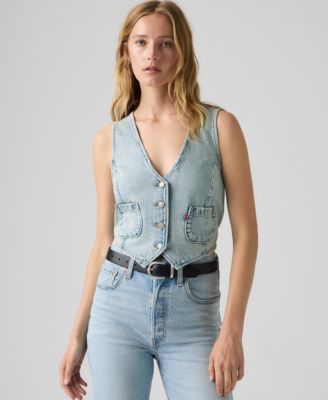 Levi's Женский хлопковый приталенный жилет