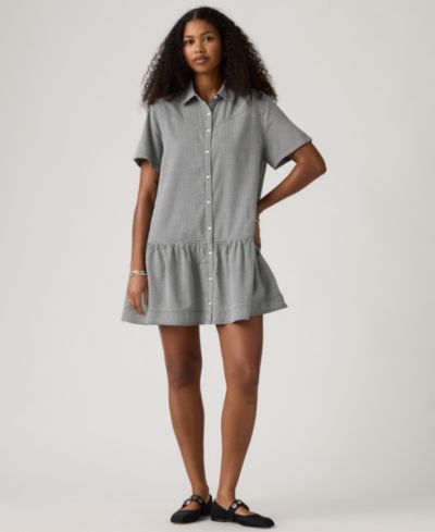 Levi's® Women's Cielle Short-Sleeve Collared Mini Dress