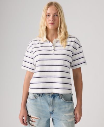 Женская рубашка Levi's® Didion Rugby Short-Sleeve Collared Polo Shirt