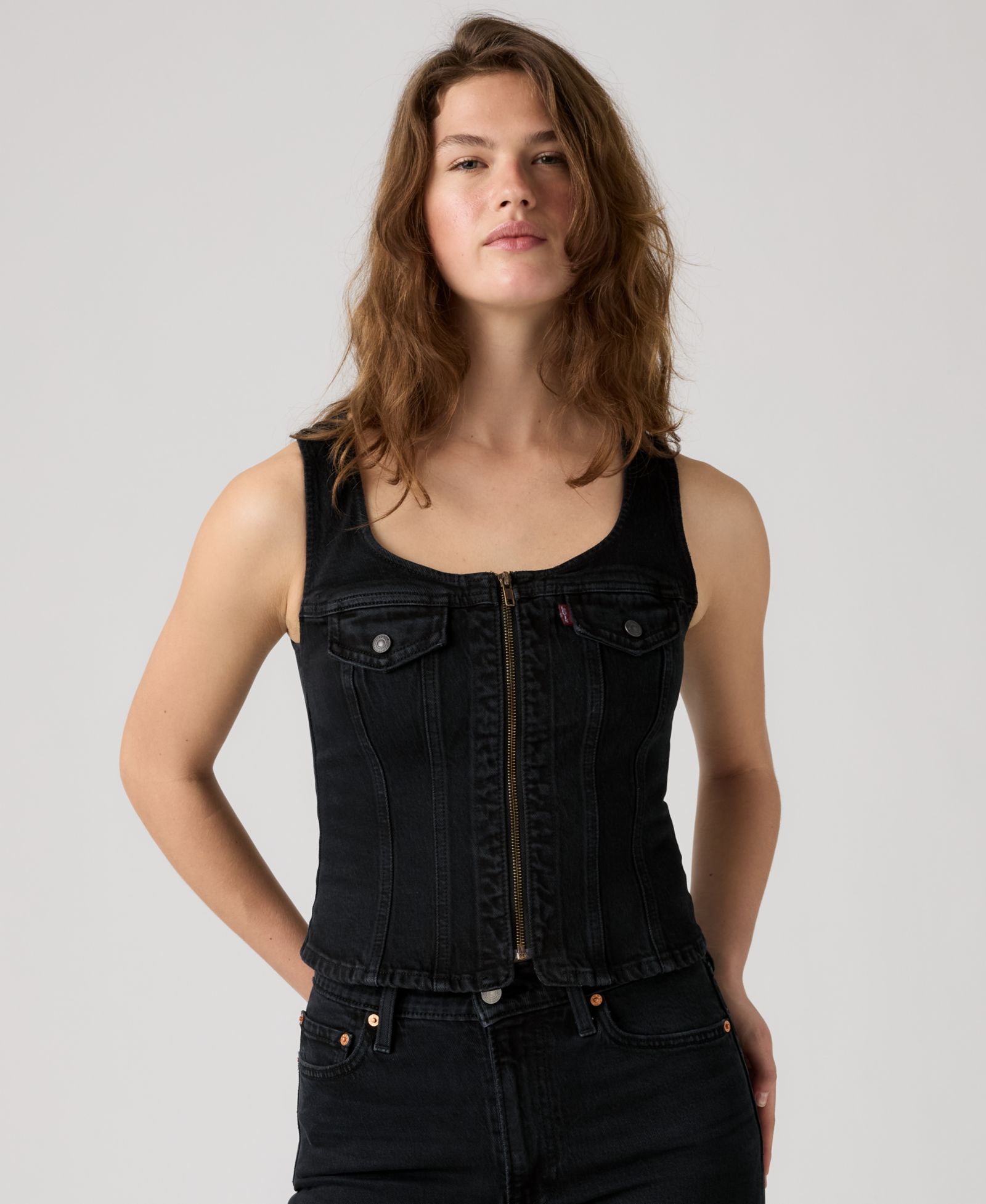 Женский жилет Levi's® Premium Vintage-Like Front-Zip