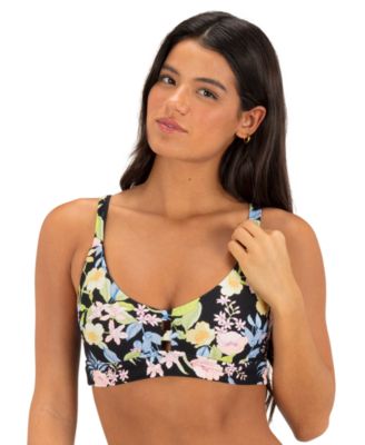Hurley Women's Over-The-Shoulder Straps Bikini Top
