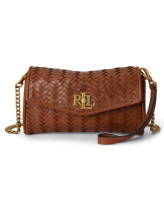 Кожаный клатч Lauren Ralph Lauren с замком Turn-Lock