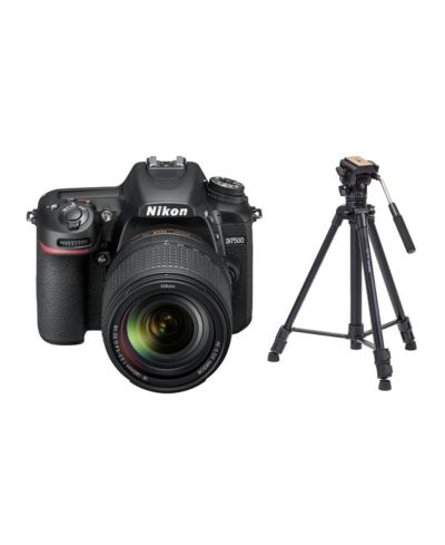 Nikon D7500 20.9 Megapixel 4K DSLR Camera with AF-S DX NIKKOR 18-140mm Lens and Tripod, 2-Piece