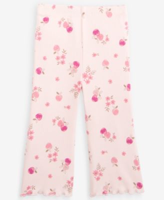 Детские леггинсы First Impressions 2T-4T Apple-Print Rib Flare