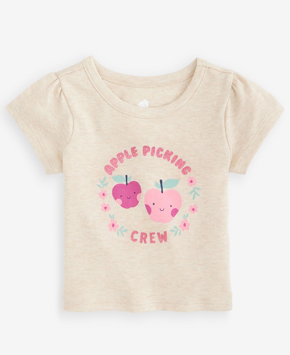 First Impressions Toddler Girls' 2T-4T Mix & Match Short-Sleeve Apple Picking T-Shirt, Macy's Exclusive