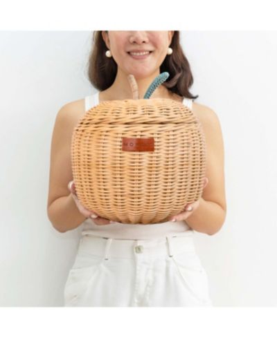 Корзина для хранения MOMIJI Apple Handcrafted Rattan, плетеная, малая