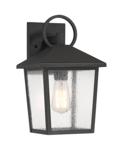 John Timberland Westmont 13 High Modern Outdoor Wall Light Fixture Mount Porch House Weatherproof Sand Glass Shade