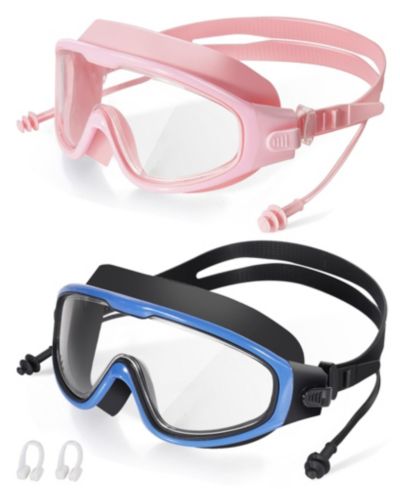 Pink blue black