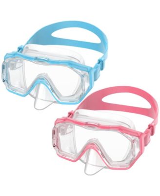 Transparent blue pink