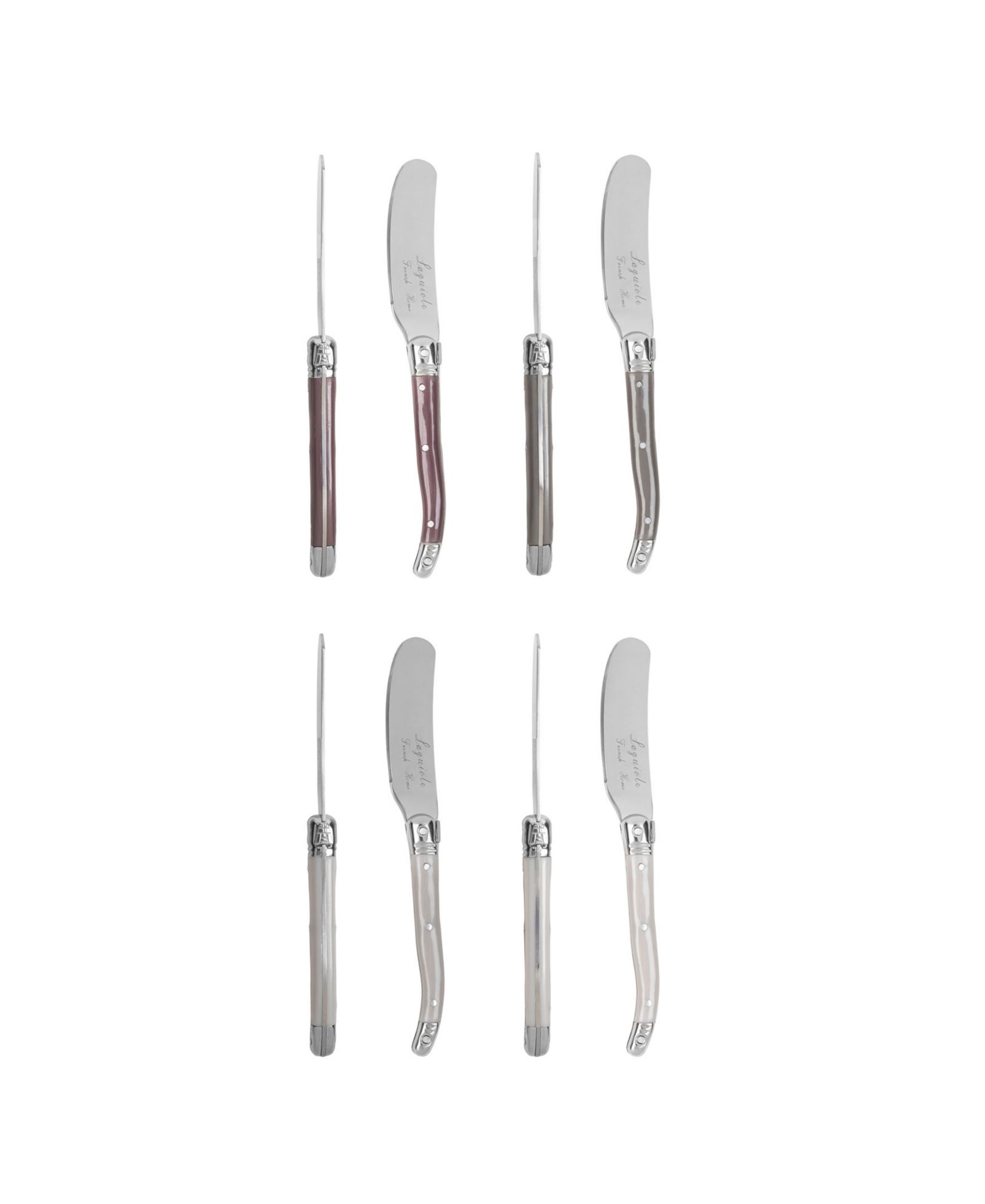 French Home Warm Spice Laguiole 8-Piece Spreader Set