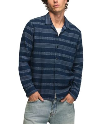 Мужская рубашка Lucky Brand Indigo Pattern Long-Sleeve