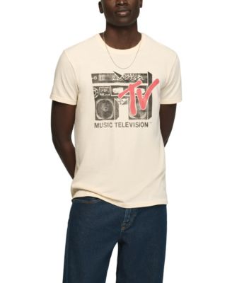 Мужская футболка Lucky Brand MTV Boombox с коротким рукавом